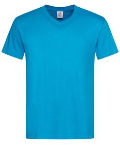 Stedman STE2300 - T-Shirt mit V-Ausschnitt für Herren Classic-T Ocean Blue