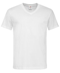 Stedman STE2300 - T-Shirt mit V-Ausschnitt für Herren Classic-T Weiß