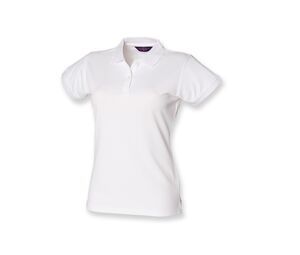Henbury HY476 - Damen Polo T-Shirt Weiß