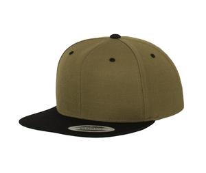 Flexfit 6089MT - Zweifarbige Snapback-Kappe Olive / Black