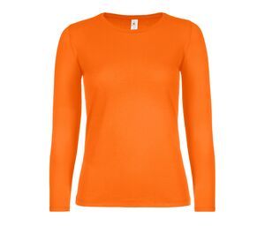 B&C BC06T - Langarm-T-Shirt für Damen Orange