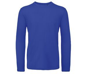 B&C BC070 - Langarm-T-Shirt aus Bio-Baumwolle für Herren Cobalt Blau