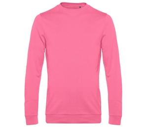 B&C BCU01W - Herren Rundhalspullover Pink Fizz