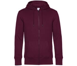 B&C BCU03K - Kapuzensweatshirt KING  Dark Cherry