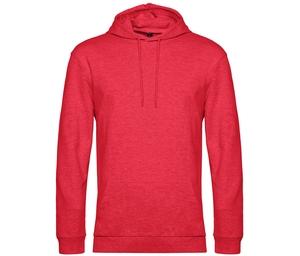 B&C BCU03W - Herren Kapuzenpullover Heather Red