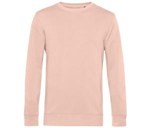 B&C BCU31B - Bio Rundhals-Sweatshirt Herren Soft Rose