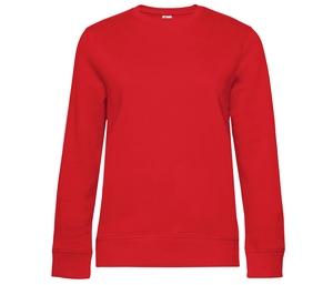 B&C BCW01Q - Damen Sweatshirt mit geraden Ärmeln 