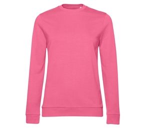 B&C BCW02W - Damen Rundhals-Sweatshirt Pink Fizz