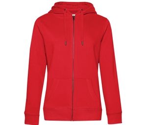 B&C BCW03Q - Kapuzensweatshirt Queen mit Reißverschluss