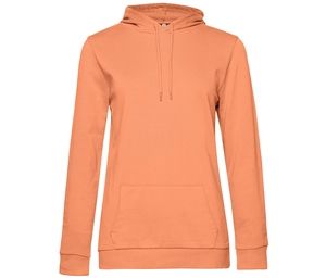 B&C BCW04W - Damen Kapuzenpullover Melon Orange