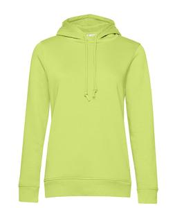 B&C BCW34B - Damen Kapuzenpullover aus Bio-Baumwolle Kalk