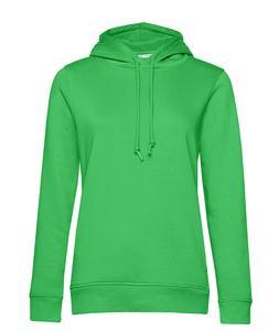 B&C BCW34B - Damen Kapuzenpullover aus Bio-Baumwolle Apple Green