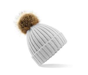 Beechfield BF412 - Big mesh Pop Pom beanie