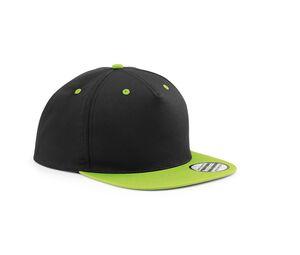 Beechfield BF610C - 5-seitige Kappe mit kontrastierendem Visier
 Black/ Lime Green