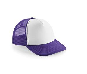 Beechfield BF645 - Vintage Snapback Trucker Cap für Herren Purple / White