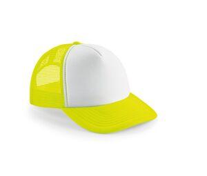 Beechfield BF645 - Vintage Snapback Trucker Cap für Herren Fluorescent Yellow / White