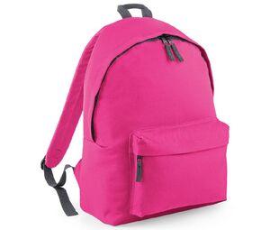 Bag Base BG125J - Moderner Rucksack für Kinder Fuchsia/ Graphite Grey