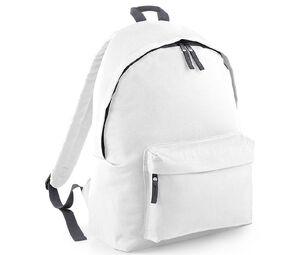 Bag Base BG125J - Moderner Rucksack für Kinder White/ Graphite Grey