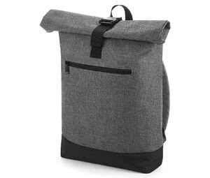 Bag Base BG855 - Roll-Top Rucksack Grey Marl/Black