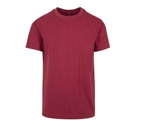 Build Your Brand BY004 - Rundhals-T-Shirt Burgundy