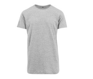 Build Your Brand BY028 - Langes T-Shirt Heather Grey
