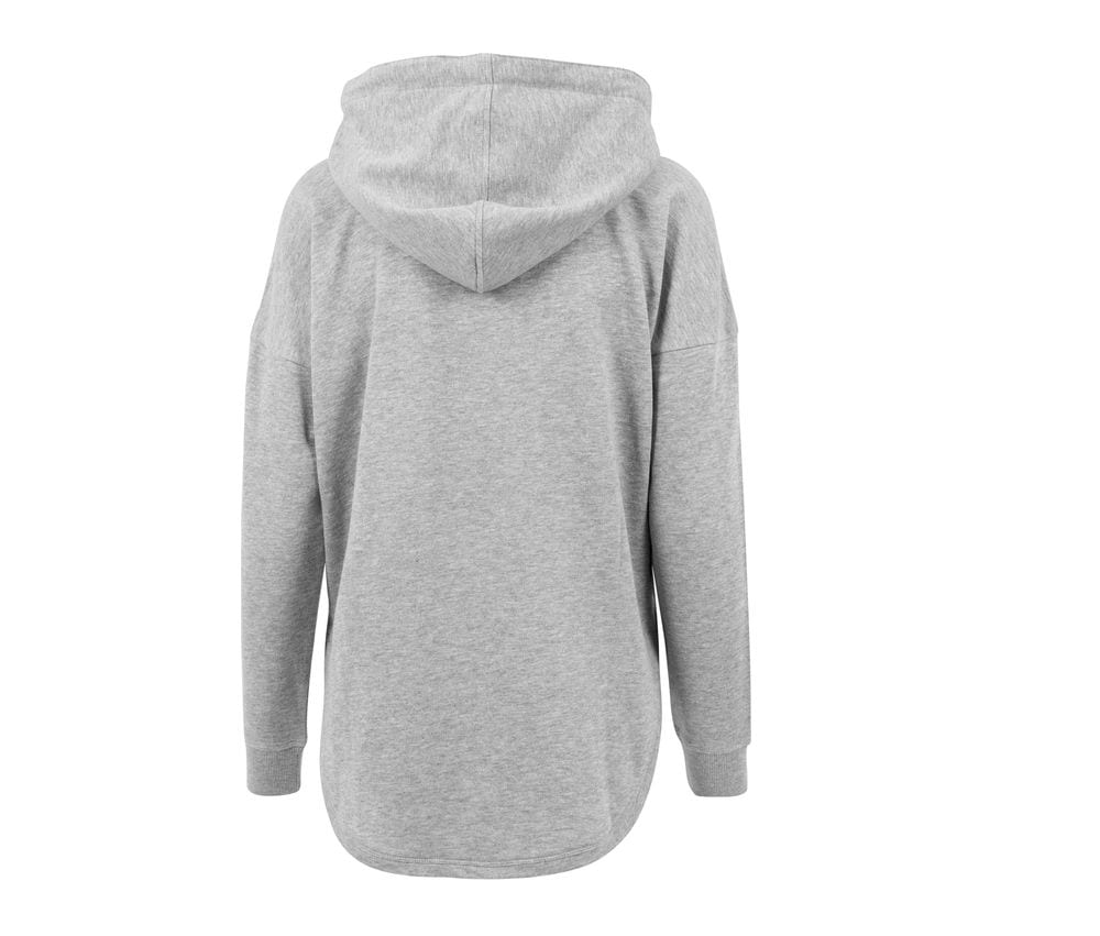 Build Your Brand BY037 - Oversized Damenpullover mit Kapuze