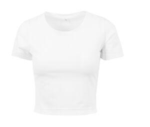 Build Your Brand BY042 - Kurzes T-Shirt für Damen Weiß