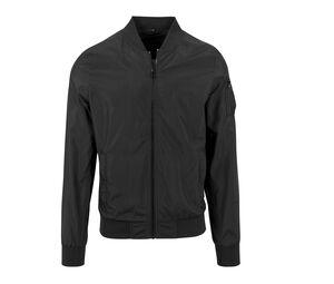 Build Your Brand BY045 - Herren Bomberjacke Schwarz