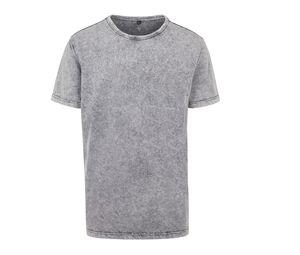 Build Your Brand BY070 - Herren Shirt im Faded-Look Grey / Black