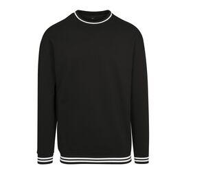 Build Your Brand BY104 - Herren Sweatshirt Black / White