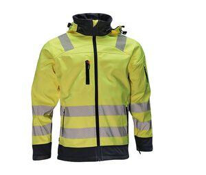 Herock HK190 - Gut sichtbare Softshell-Jacke Gregor