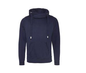 AWDIS JUST HOODS JH021 - Cross-Neck-Sweatshirt Oxford-Marine