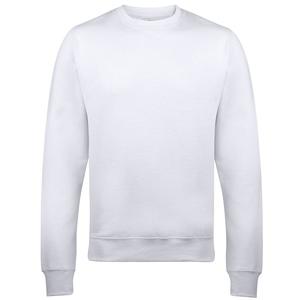 AWDIS JUST HOODS JH030 - Sweatshirt-Rundhals-Uni 280 Arctic White