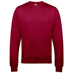 AWDIS JUST HOODS JH030 - Sweatshirt-Rundhals-Uni 280 Red Hot Chili