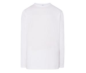 JHK JK160 - Langärmeliges T-Shirt Weiß