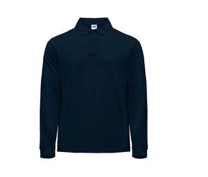 JHK JK215 - Langärmeliges Herren Polo Navy