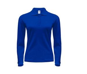 JHK JK216 - Langärmeliges Frauen Polo 200 Royal Blue