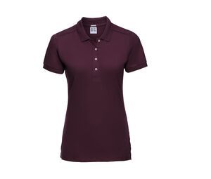 Russell JZ565 - Stretch Poloshirt Burgundy