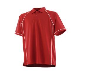 Finden & Hales LV370 - cooles Plus® atmungsaktives Polo -Hemd Rot