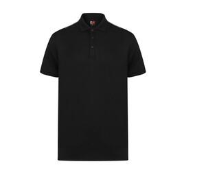 Finden & Hales LV381 - Stretch-Poloshirt Black/ Gunmetal Grey