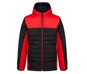 Finden & Hales LV660 - Puffer-Mantel Schwarz / Rot