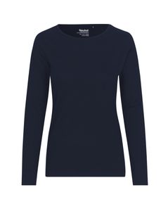 Neutral O81050 - T-shirt Frauen Langarm Navy