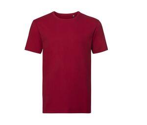 RUSSELL RU108M - Herren T-Shirt aus Bio-Baumwolle Classic Red