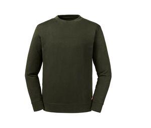 RUSSELL RU208M - Sweat organique réversible Dark Olive