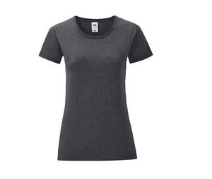 Fruit of the Loom SC151 - Rundhals-T-Shirt 150 Dark Heather Grey