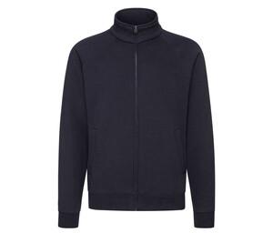 Fruit of the Loom SC2280 - Premium Sweatshirt mit Reißverschluss Schwarz