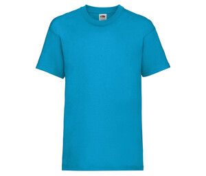 Fruit of the Loom SC231 - Value Weight Kinder T-Shirt Azure Blue