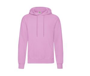 Fruit of the Loom SC270 - Herren-Sweatshirt aus Baumwolle mit Kapuze Light Pink