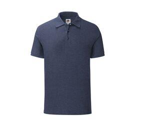 FRUIT OF THE LOOM SC3044 - Herren Poloshirt Heather Navy