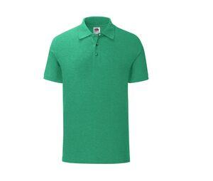 FRUIT OF THE LOOM SC3044 - Herren Poloshirt Heather Green